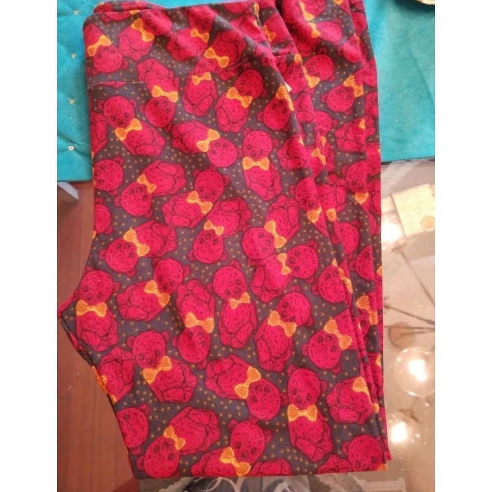 Lularoe Adorable Teddy Bear Leggings Sz. TC NWOT